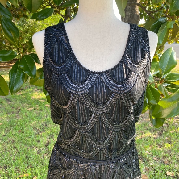 Francesca’s Black Sequin Romper - Picture 8 of 17